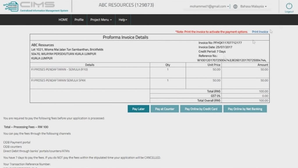 How To Renew Cidb Green Card Online Ibina