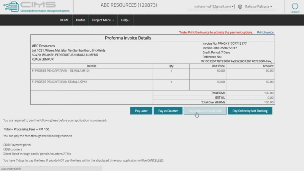 Cidb License Renewal Process Cad Training Centre