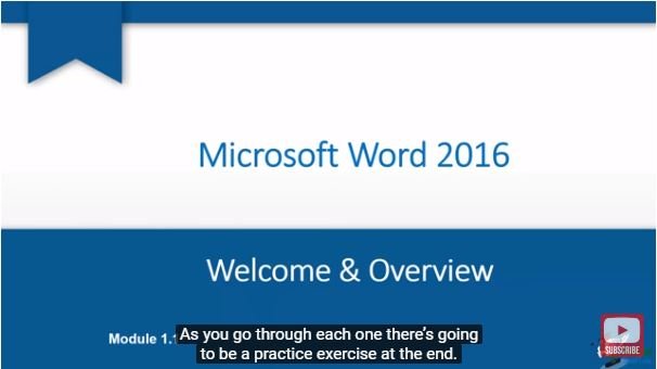 free online microsoft word training for beginners