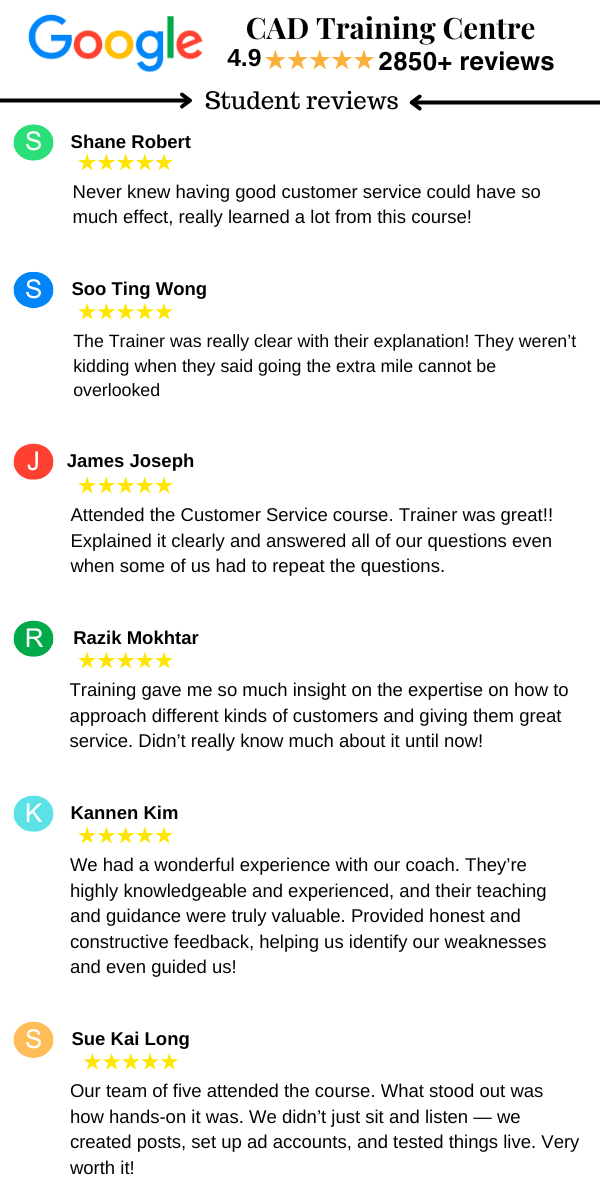 Google Review for Customer Service Training / Customer Service Course